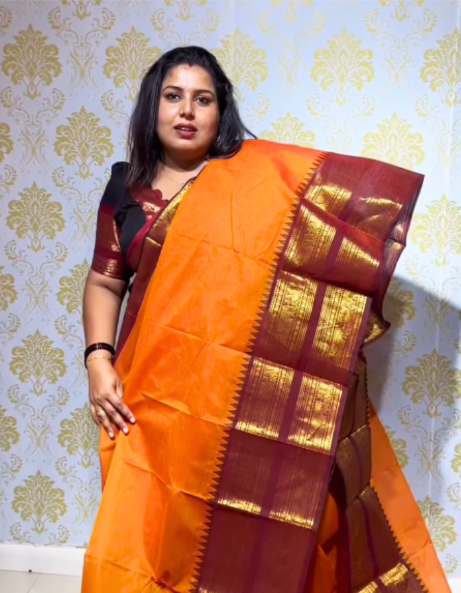 Pure Chettinad Cotton Saree