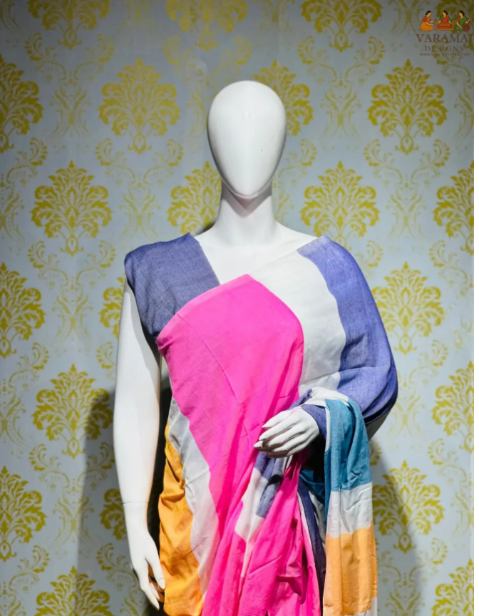 Our stunning Khadi Cotton saree